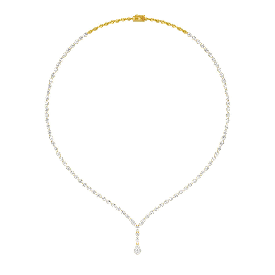 Towards Gravity Diamond Necklace 18 KT / Yellow Gold