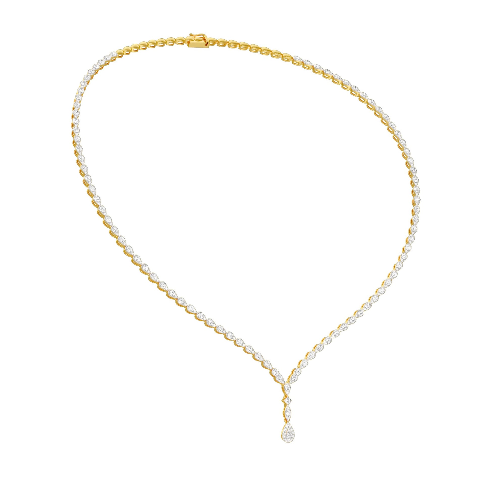 Towards Gravity Diamond Necklace 18 KT / Yellow Gold