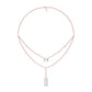 Empire Line Diamond Necklace 18 KT / Rose Gold