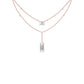 Empire Line Diamond Necklace