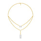 Empire Line Diamond Necklace 18 KT / Yellow Gold