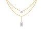 Empire Line Diamond Necklace