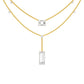 Empire Line Diamond Necklace 18 KT / Yellow Gold