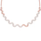 Perpetual Curve Diamond Necklace 18 KT / Rose Gold
