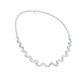 Perpetual Curve Diamond Necklace 18 KT / White Gold