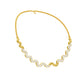 Perpetual Curve Diamond Necklace 18 KT / Yellow Gold