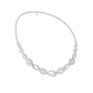 Dawnline Diamond Necklace 18 KT / White Gold