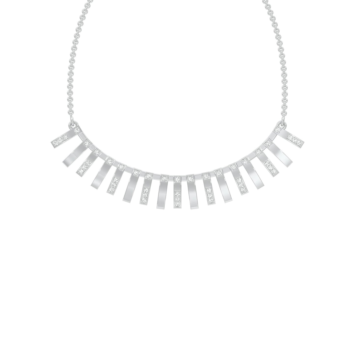 Scattered With Brilliance Diamond Necklace