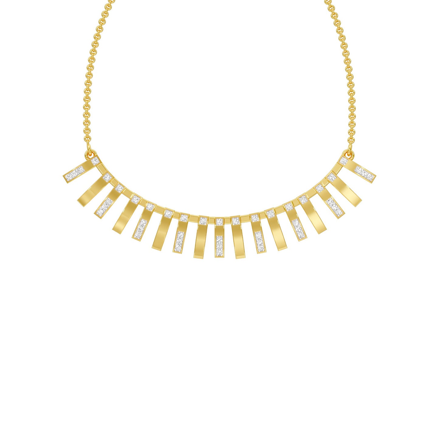 Scattered With Brilliance Diamond Necklace