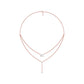 Double Layer Y Diamond Necklace