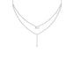 Double Layer Y Diamond Necklace
