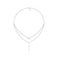 Double Layer Y Diamond Necklace