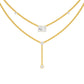 Double Layer Y Diamond Necklace