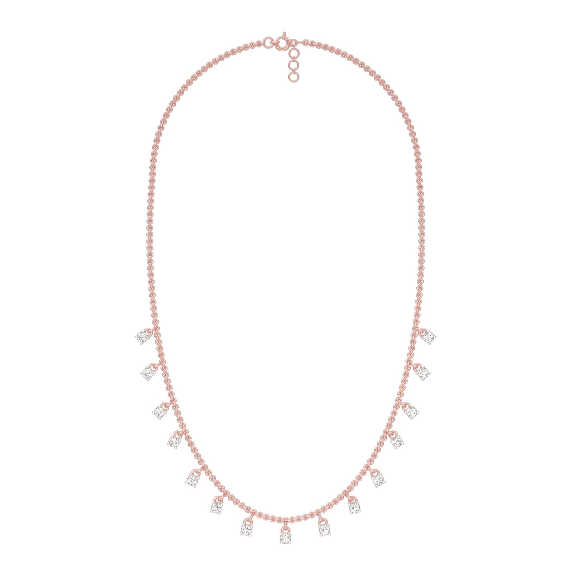 Lineage of Luxe Diamond Necklace 18 KT / Rose Gold