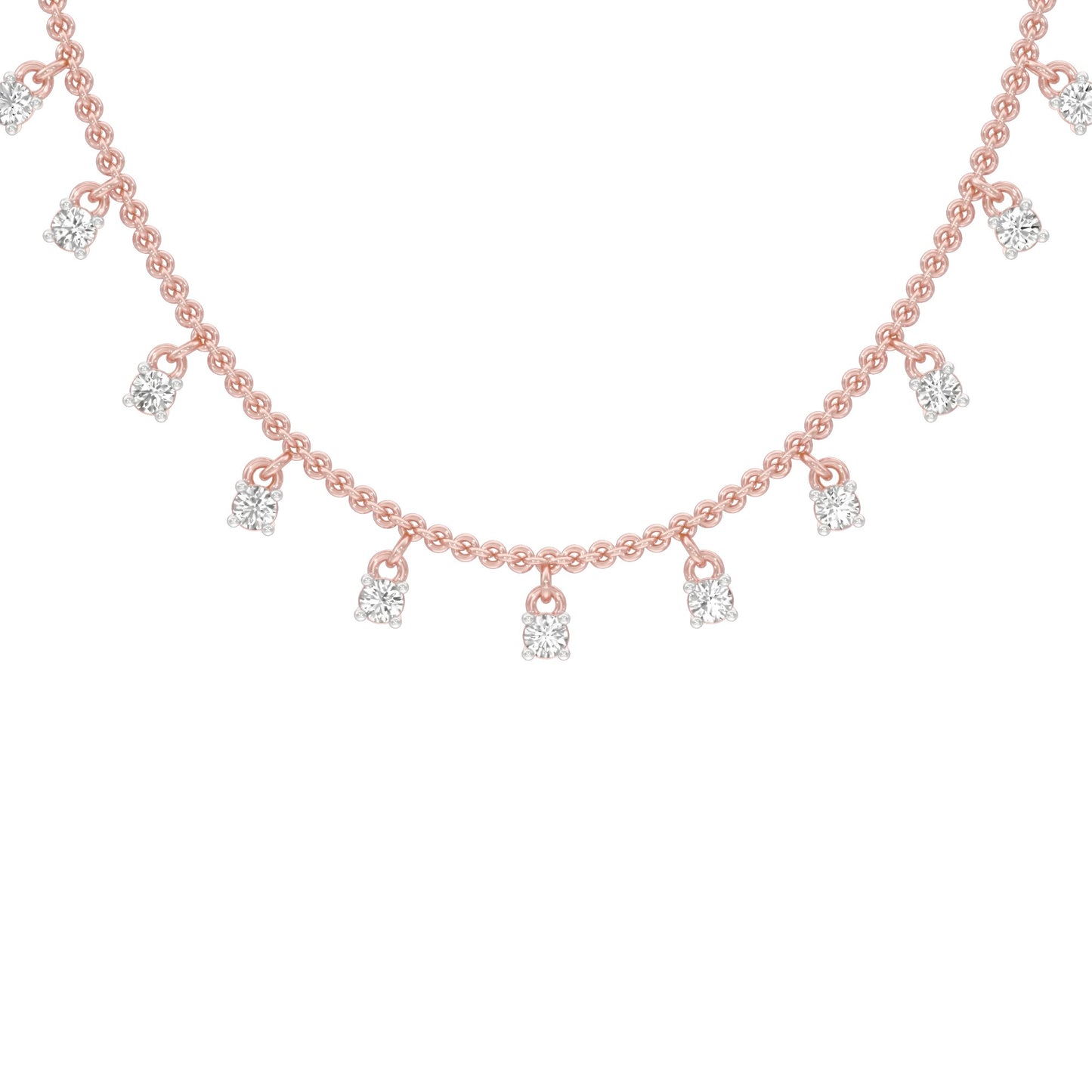 Lineage of Luxe Diamond Necklace 18 KT / Rose Gold