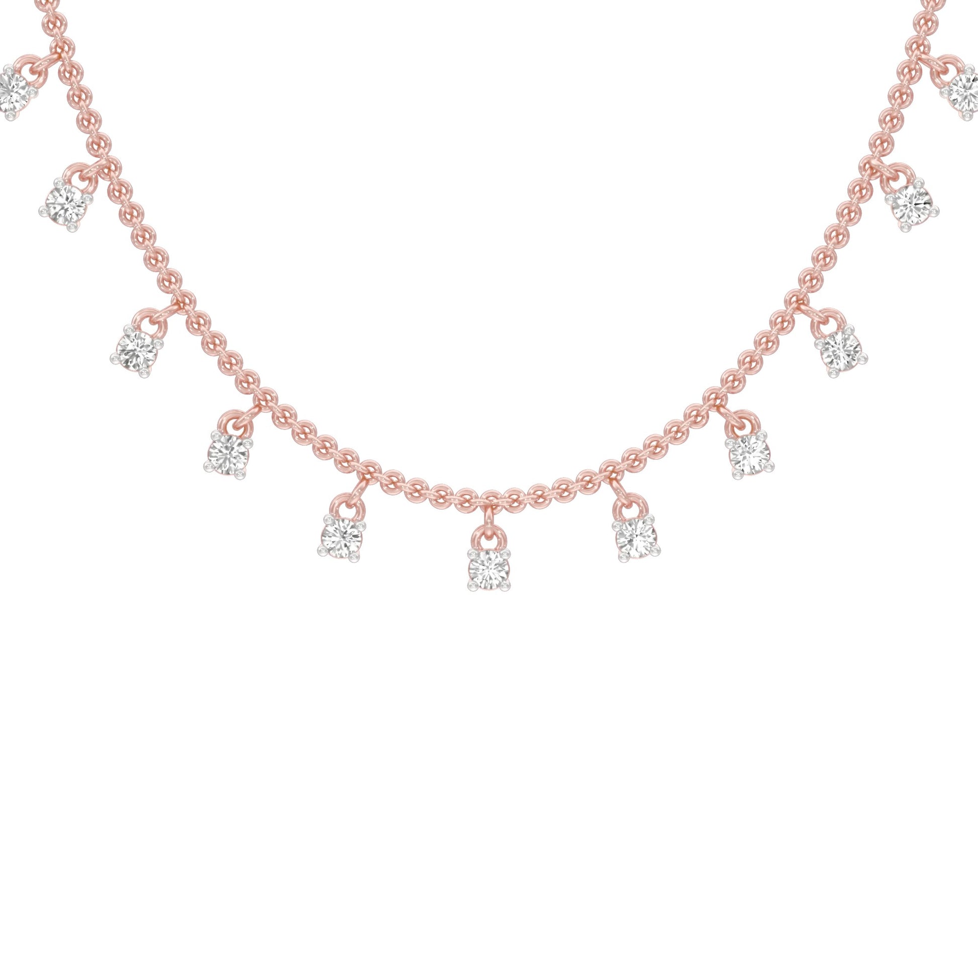 Lineage of Luxe Diamond Necklace 18 KT / Rose Gold
