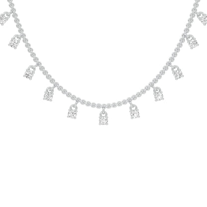 Lineage of Luxe Diamond Necklace 18 KT / White Gold