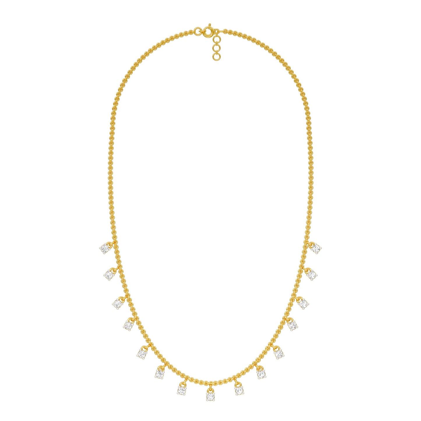 Lineage of Luxe Diamond Necklace 18 KT / Yellow Gold