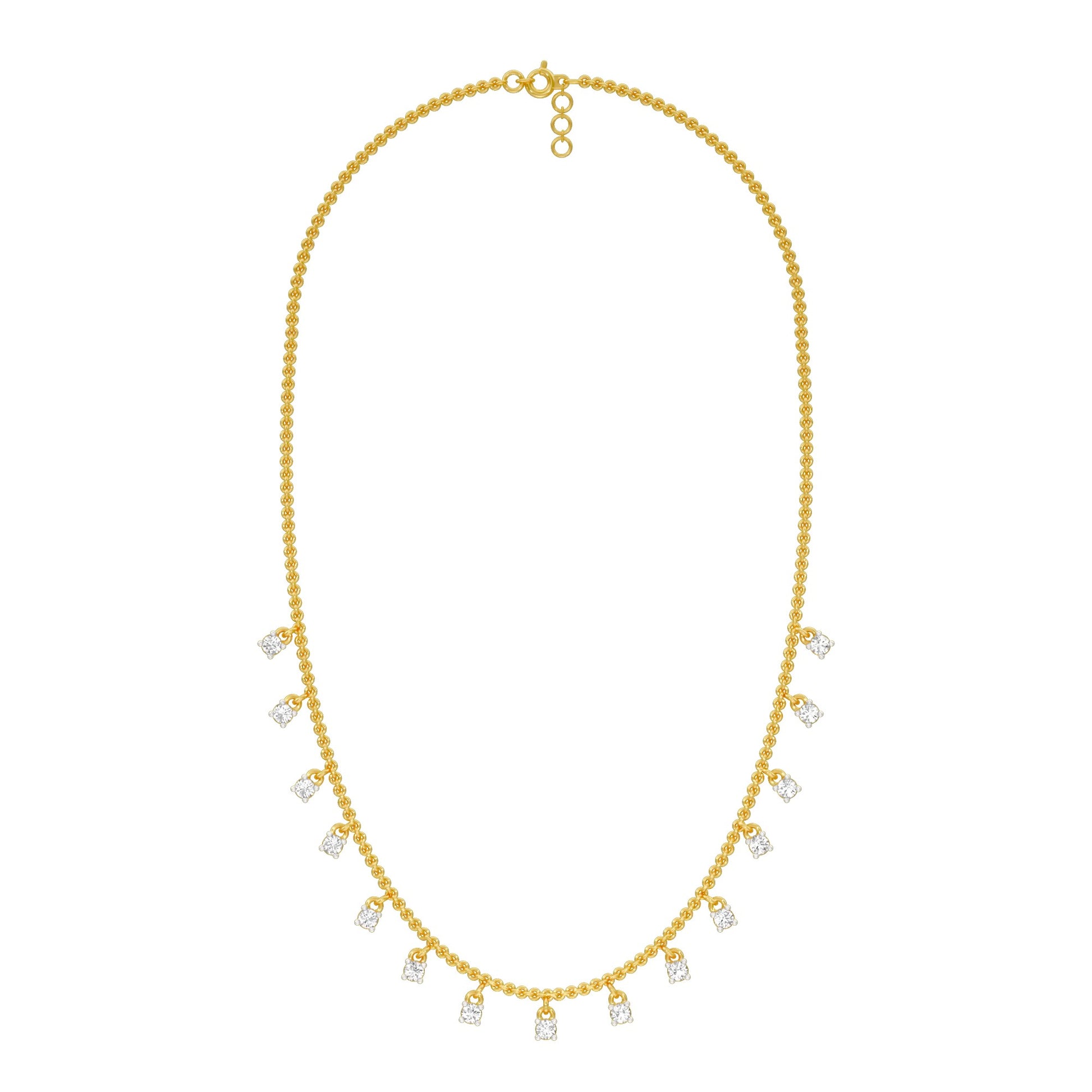Lineage of Luxe Diamond Necklace 18 KT / Yellow Gold