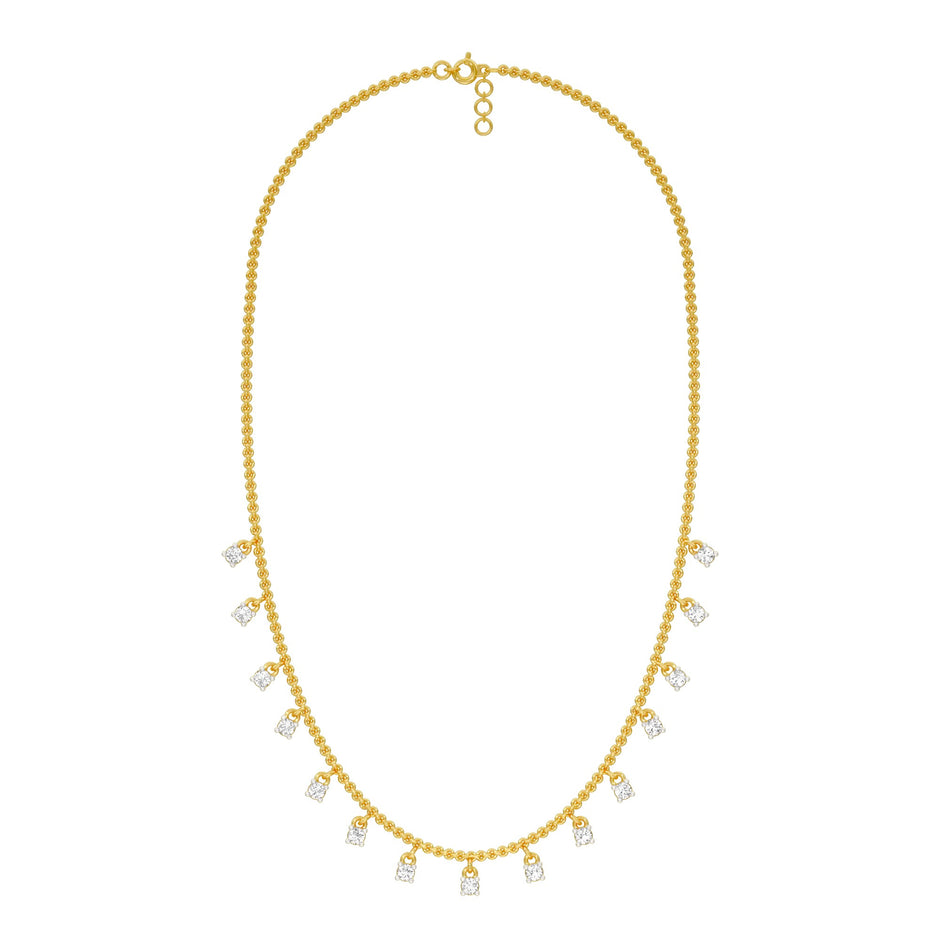 Lineage of Luxe Diamond Necklace 18 KT / Yellow Gold