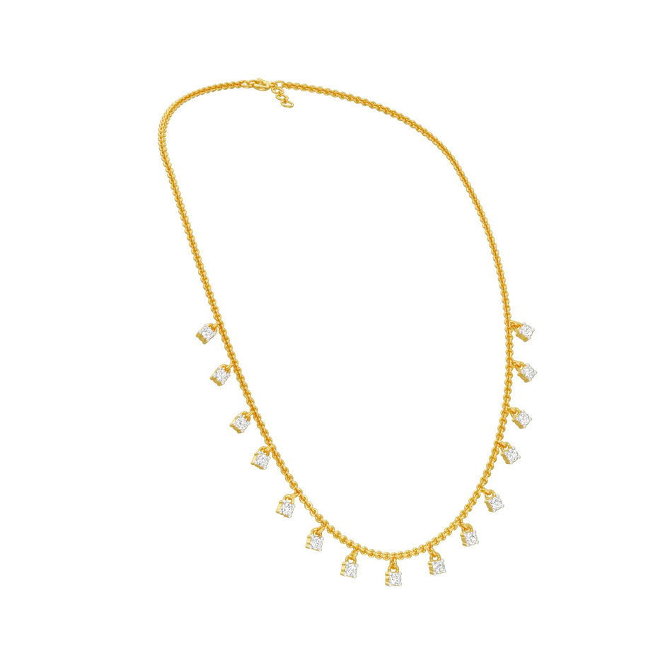 Lineage of Luxe Diamond Necklace 18 KT / Yellow Gold