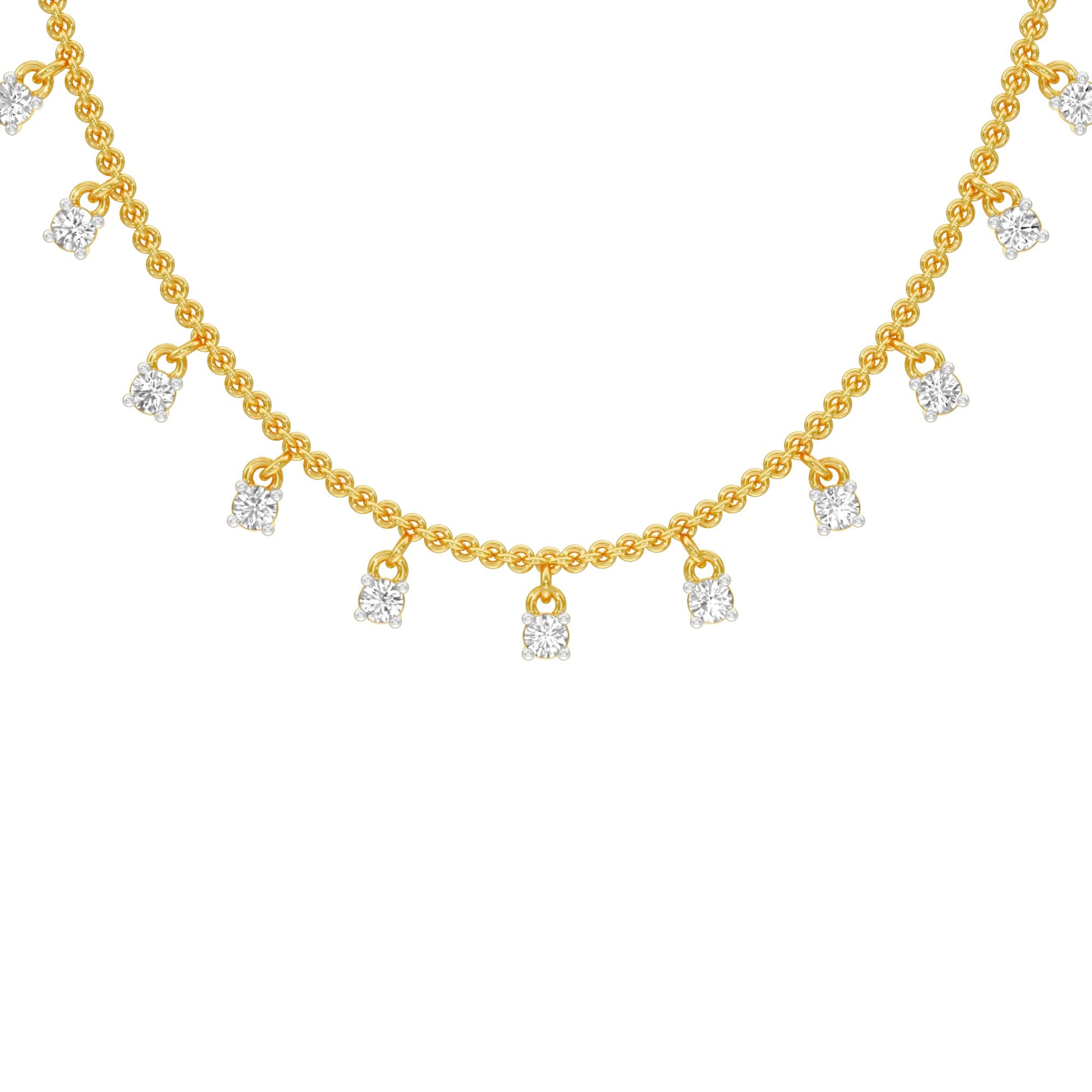 Lineage of Luxe Diamond Necklace 18 KT / Yellow Gold