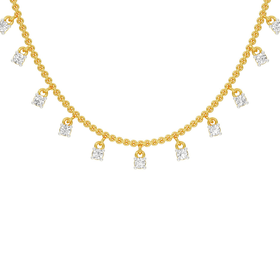 Lineage of Luxe Diamond Necklace 18 KT / Yellow Gold