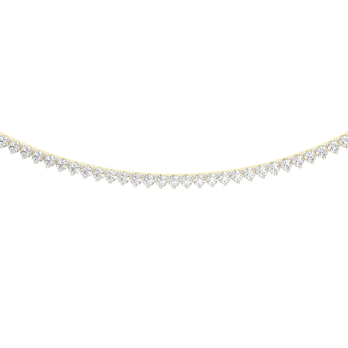 Twilight Line Diamond Necklace