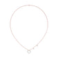 Heartline Diamond Necklace 18 KT / Rose Gold