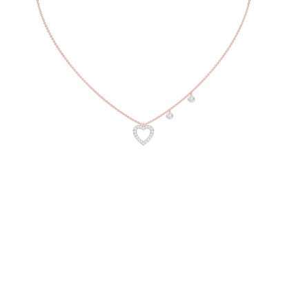 Heartline Diamond Necklace