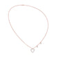 Heartline Diamond Necklace 18 KT / Rose Gold