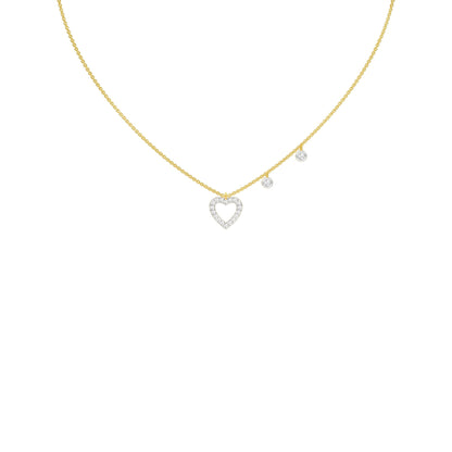 Heartline Diamond Necklace