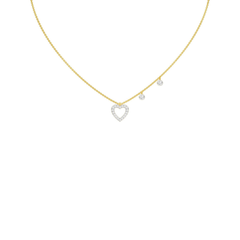 Heartline Diamond Necklace