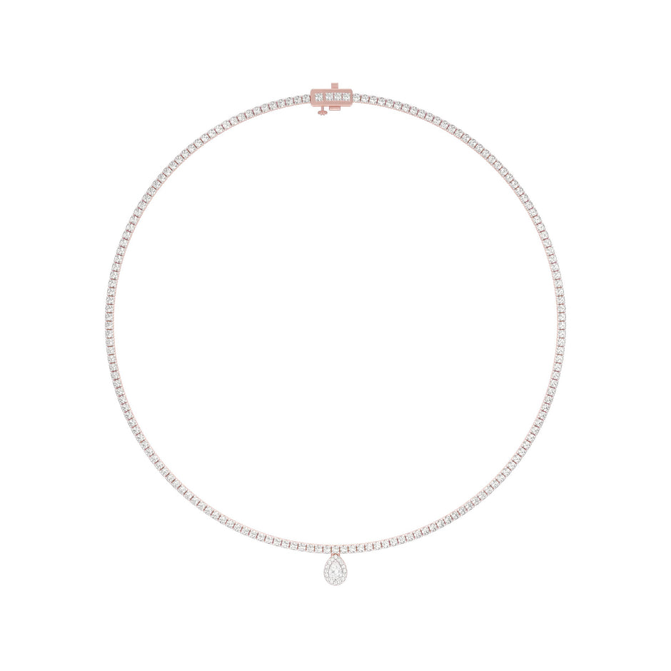 Closing Note of Brilliance Diamond Necklace