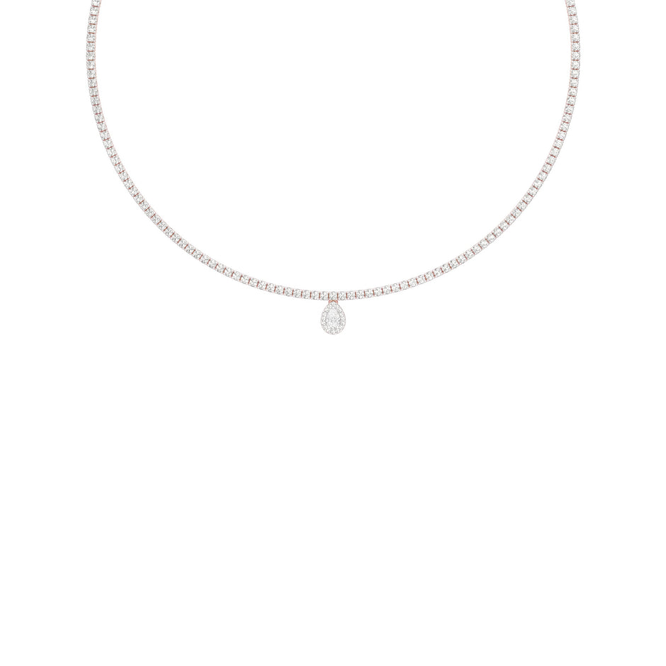 Closing Note of Brilliance Diamond Necklace