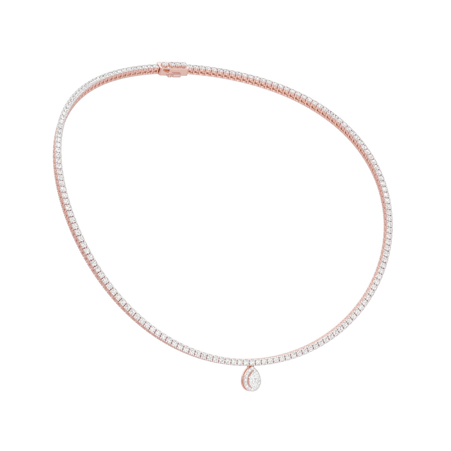 Closing Note of Brilliance Diamond Necklace