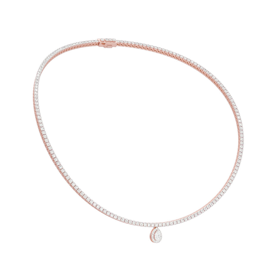 Closing Note of Brilliance Diamond Necklace