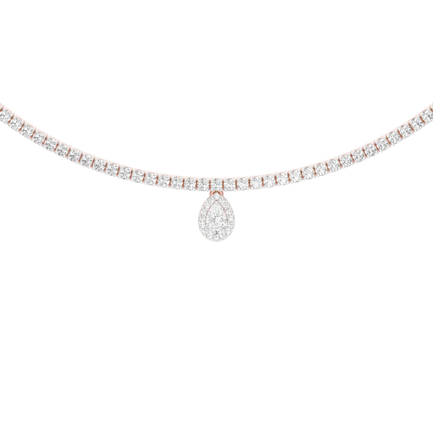 Closing Note of Brilliance Diamond Necklace