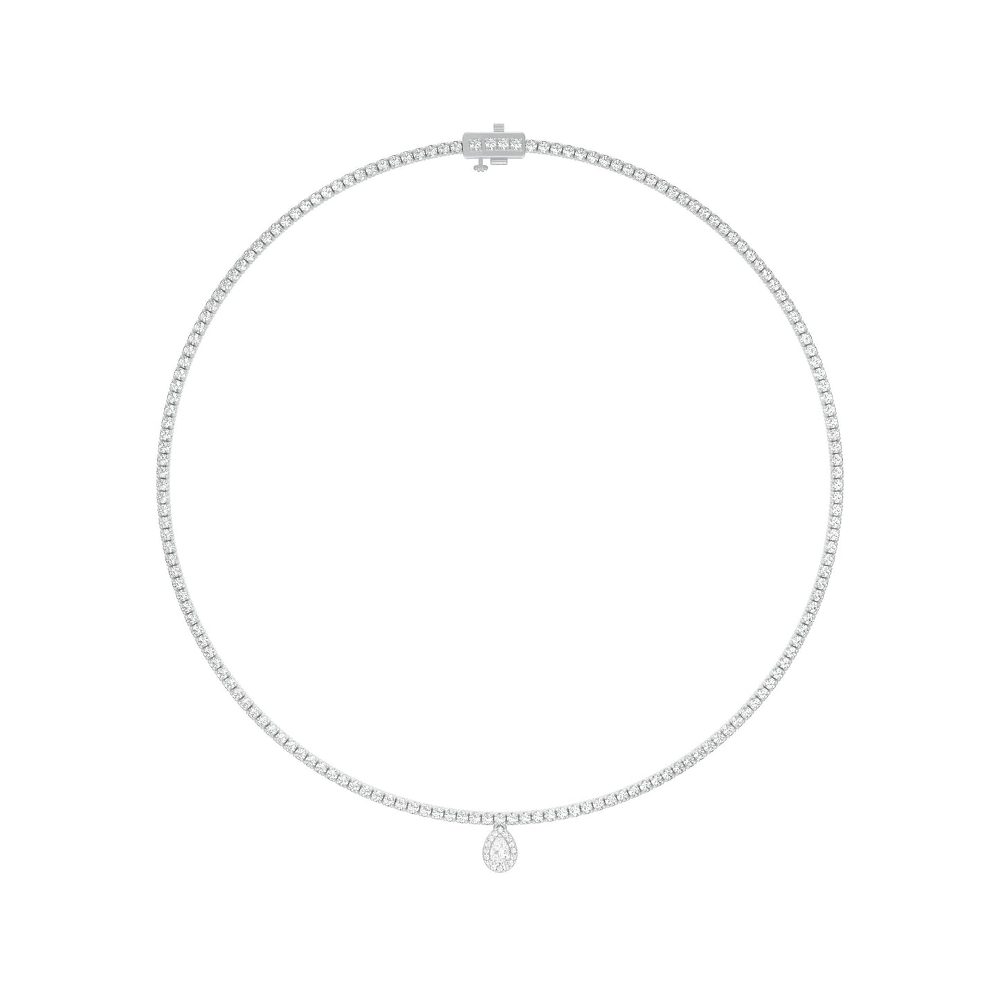 Closing Note of Brilliance Diamond Necklace