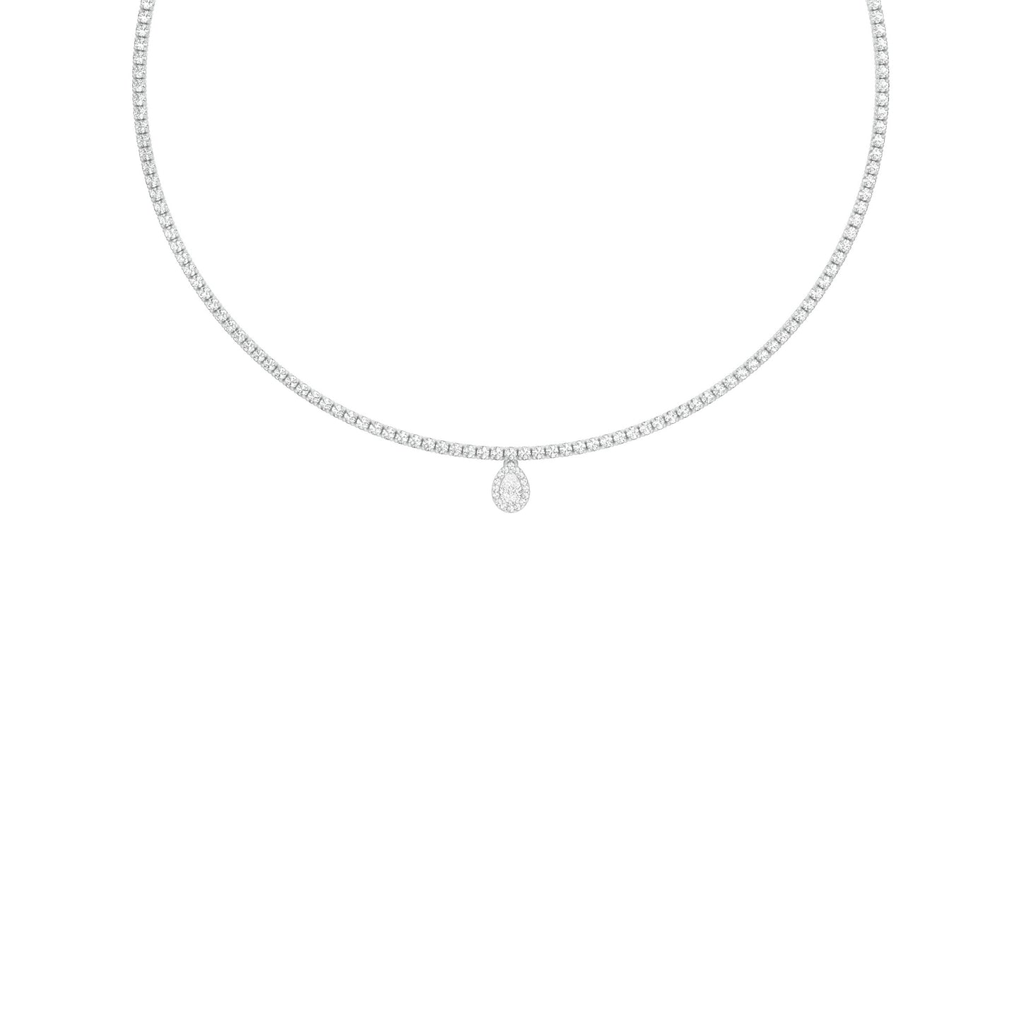 Closing Note of Brilliance Diamond Necklace