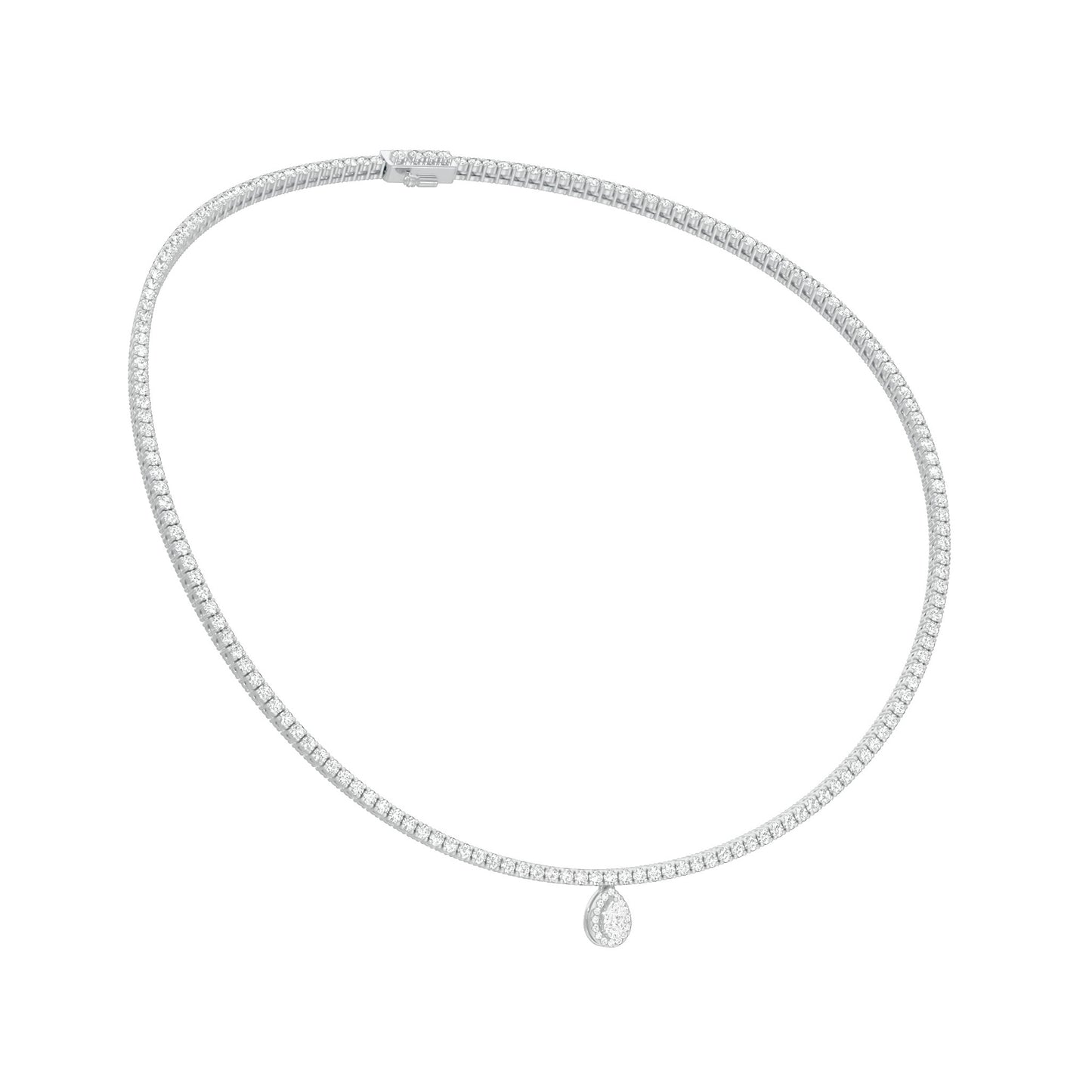 Closing Note of Brilliance Diamond Necklace