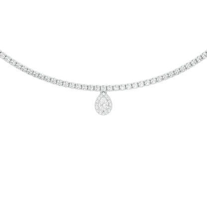 Closing Note of Brilliance Diamond Necklace