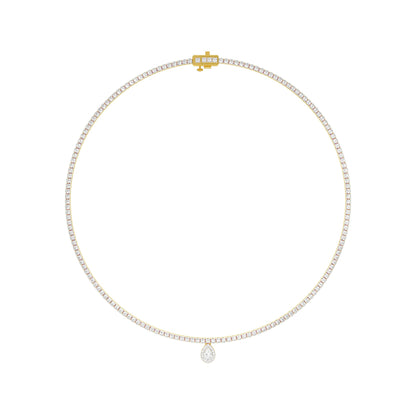 Closing Note of Brilliance Diamond Necklace