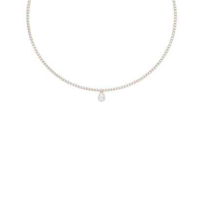 Closing Note of Brilliance Diamond Necklace