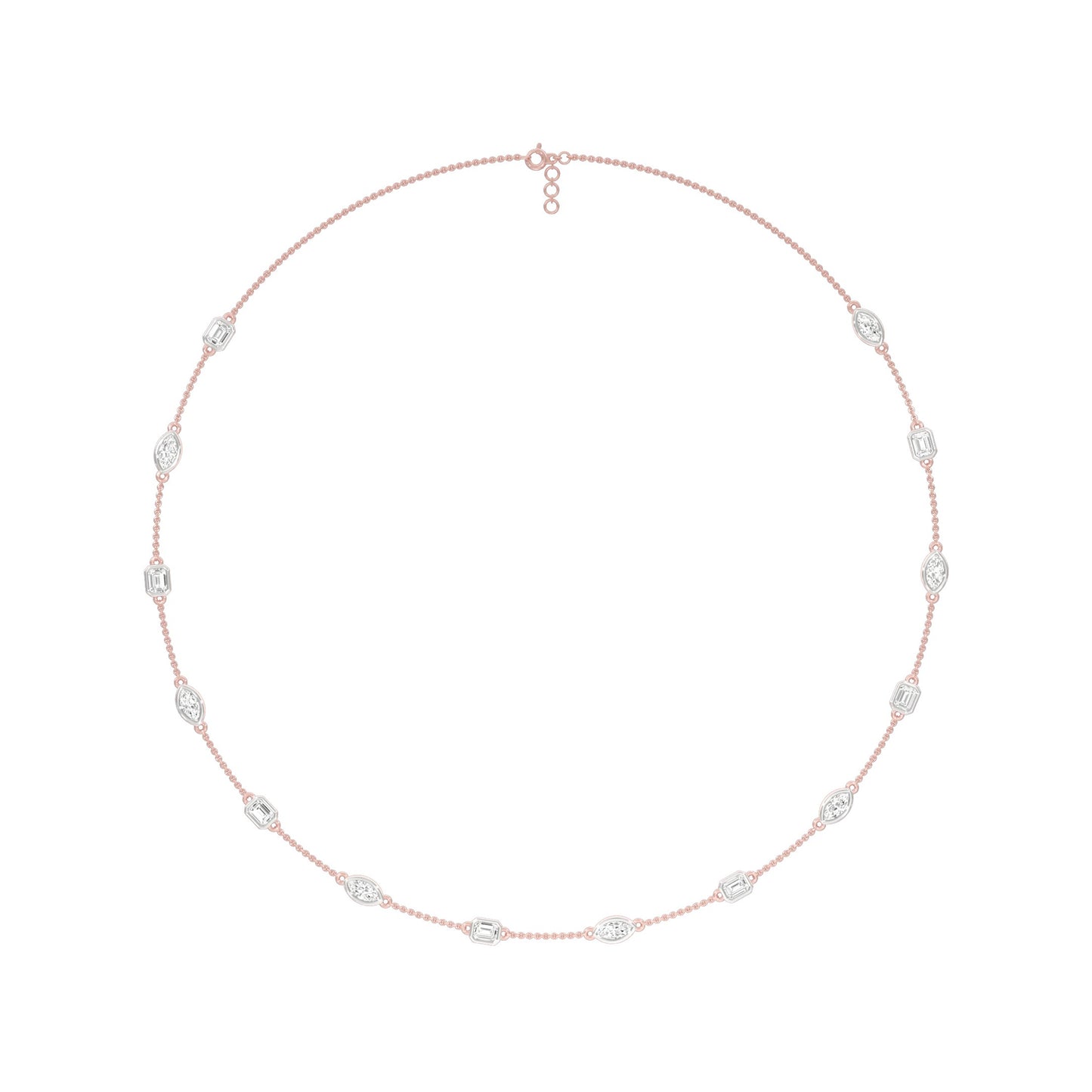 Patterned Radiance Diamond Necklace