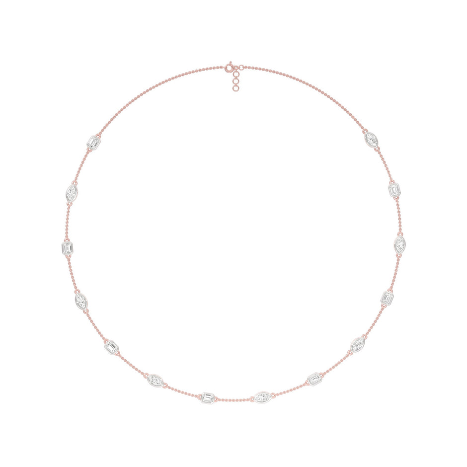Patterned Radiance Diamond Necklace