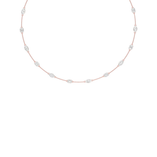 Patterned Radiance Diamond Necklace