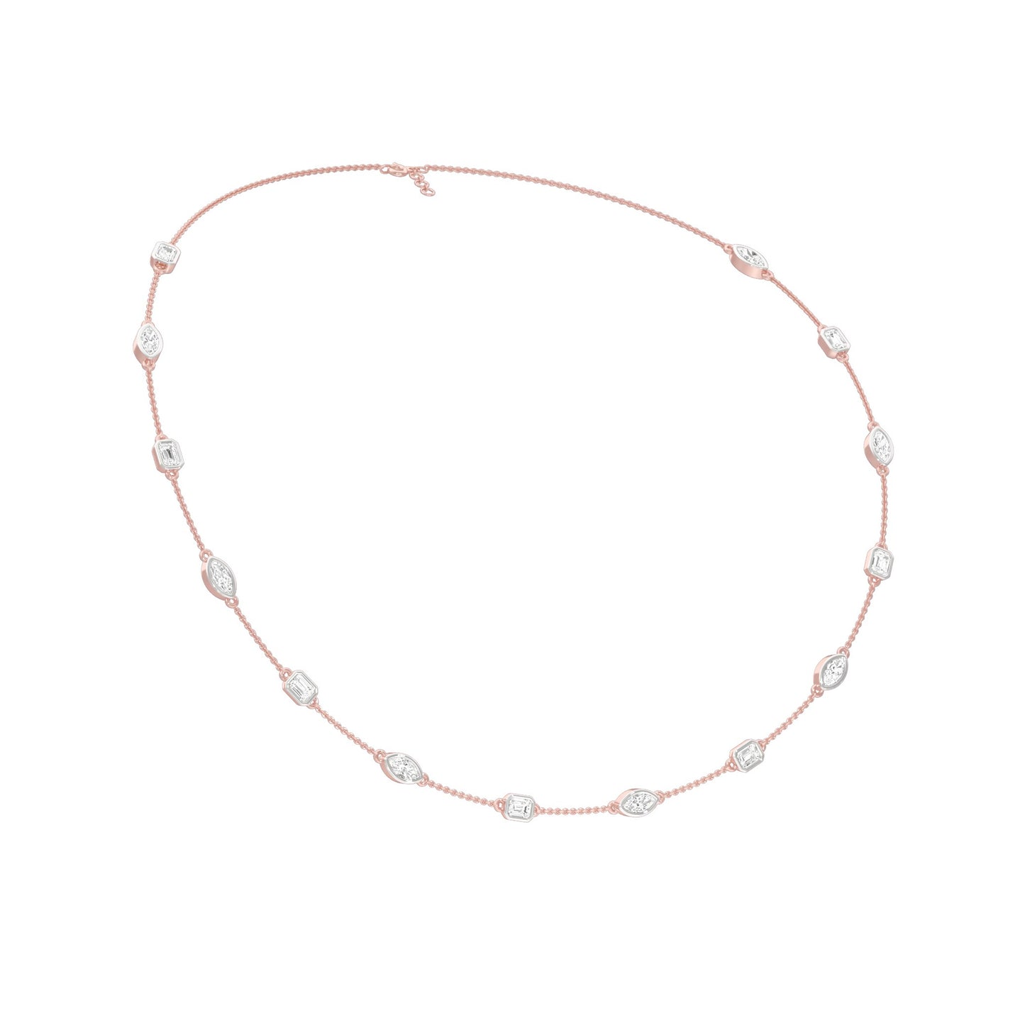 Patterned Radiance Diamond Necklace