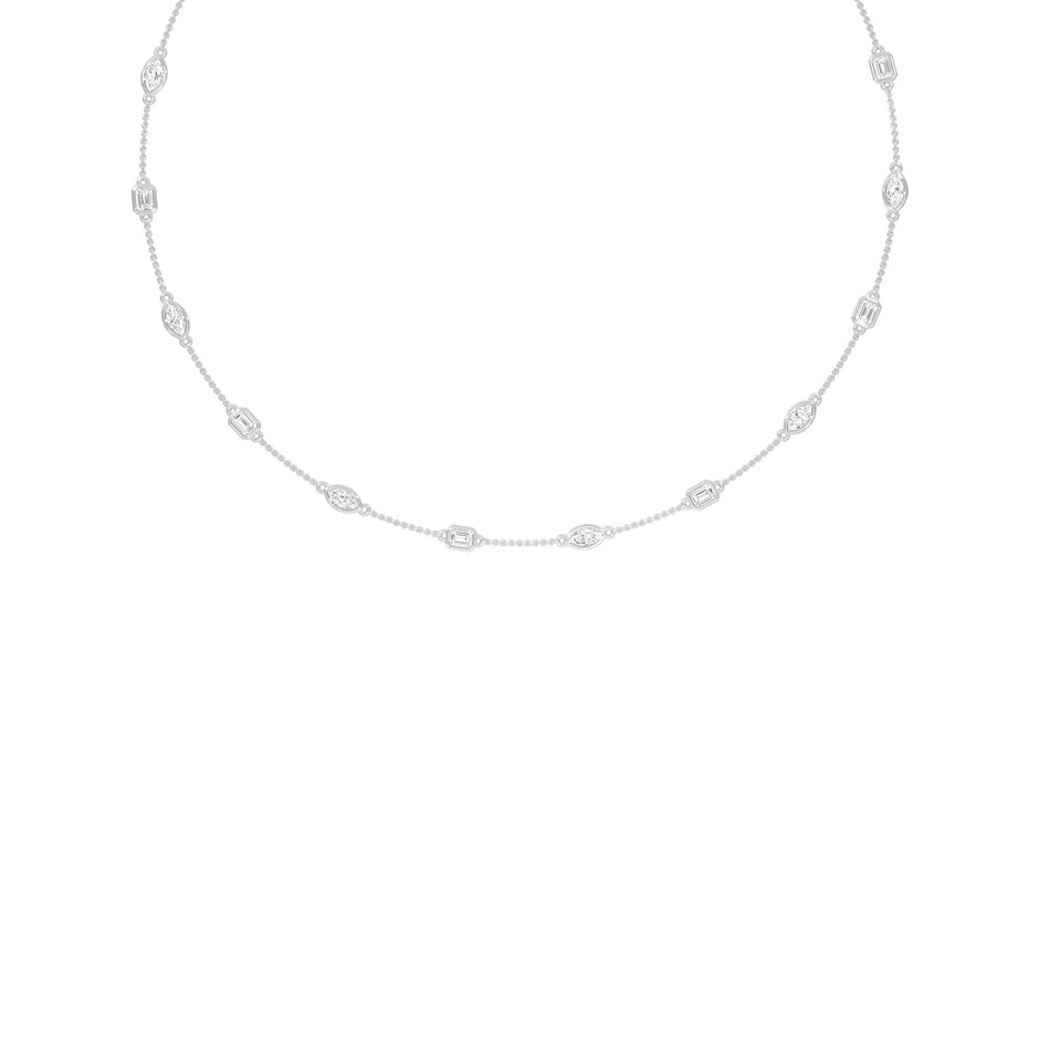 Patterned Radiance Diamond Necklace