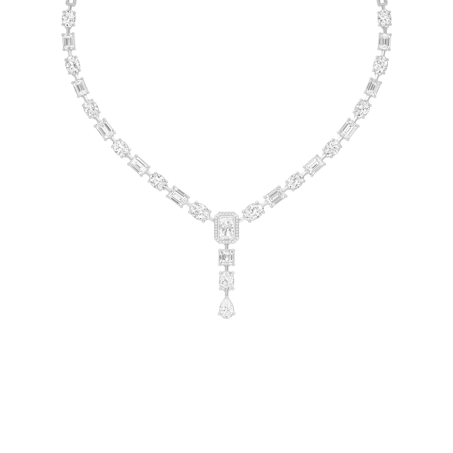 Luxe Epilogue Y Diamond Necklace